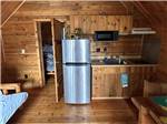 The kitchen area in the cabin rental at MERAMEC CAMPGROUND - thumbnail