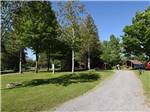 The road passing through the cabins at GREAT CANADIAN RESORTS & CAMPGROUNDS - thumbnail