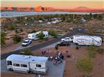 Aerial view of paved RV spots - thumbnail