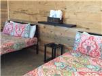 The beds in the rental cabin at CEDAR BREAKS RV PARK - thumbnail