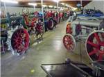 Antique tractors at museum - thumbnail