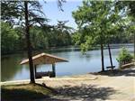 The dock on the lake at PARADISE LAKE AND CAMPGROUND - thumbnail