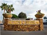 View larger image of Sign at entrance to RV park at PRINCE OF TUCSON RV PARK image #1