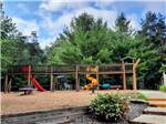The children's playground area at The playground equipment at HUNGRY HORSE FAMILY CAMPGROUND - thumbnail