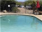 View larger image of The fenced in swimming pool at TOMBSTONE RV PARK image #7