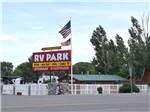 View larger image of Sign at entrance to RV park at MONUMENT RV RESORT image #1