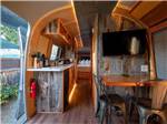 Inside of a rental Airstream at FLYING FLAGS RV RESORT & CAMPGROUND - thumbnail