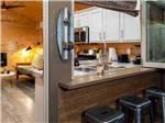 View larger image of Inside on of the rental cabins at FLYING FLAGS RV RESORT  CAMPGROUND image #10