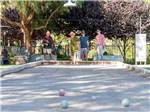 View larger image of A group of people playing bocce ball at FLYING FLAGS RV RESORT  CAMPGROUND image #12