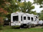 Parked trailers at site St Croix River Resort - thumbnail