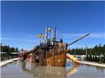 View larger image of A pirate ship in the new water zone at MARCO POLO LAND image #1