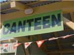 The sign to the canteen at HARTT ISLAND RV RESORT & WATERPARK - thumbnail