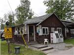The front of the office with ice machine at GLENROCK COTTAGES & TRAILER PARK - thumbnail