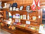 Merchandise in the general store at GLENROCK COTTAGES & TRAILER PARK - thumbnail