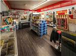 Campground store stocked with goods at CAMPING TRANSIT, ENR.205155 - thumbnail
