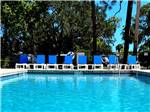 Lounge chairs around the swimming pool at VERO BEACH KAMP - thumbnail