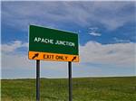 View larger image of The off ramp sign to Apache Junction at WEAVERS NEEDLE RV RESORT image #3