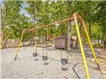 Swing sets on the playground - thumbnail