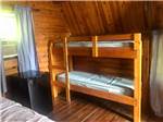 Bunkbeds in a rental cabin - thumbnail