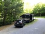 Parked RV at site Pine Hollow Campground - thumbnail