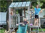View larger image of Kids playing at FLORYS COTTAGES  CAMPING image #8