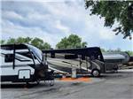 Multiple RVs parked on-site at LOUISVILLE NORTH CAMPGROUND - thumbnail