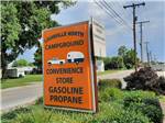 The front entrance sign at LOUISVILLE NORTH CAMPGROUND - thumbnail