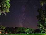 A starry sky at the campsites at BROWN'S TOWN CAMPGROUND - thumbnail