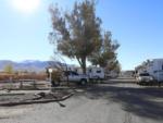 Parked trailers at site Silver State RV Park - thumbnail