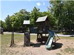 Playground with slide at GLENVIEW COTTAGES & RV PARK - thumbnail