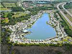 View larger image of Amazing aerial view over resort at WINTER QUARTERS MANATEE RV RESORT image #1