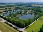 Aerial view of the park and two ponds at Leisure Lake Resort - Parkbridge - thumbnail