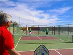 View larger image of Tennis court at VALLE DEL ORO RV RESORT image #3