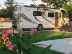 Parked RV at site Sun Retreats Texas Hill Country - thumbnail