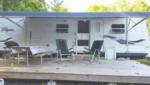 RV parked with patio at East Lake Camping - thumbnail