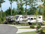 RV's parked at site Sun Retreats Fond du Lac East - thumbnail