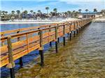 View larger image of A new pier leading out to the ocean at EMERALD BEACH RV PARK image #11