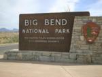 National Park sign at BIG BEND STATION INN & RV RANCH - thumbnail