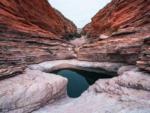 Pond in canyon at BIG BEND STATION INN & RV RANCH - thumbnail