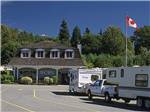 View larger image of Flag pole at campground at BURNABY CARIBOO RV PARK image #1