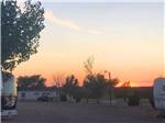 View larger image of View of the park at sunset at MOUNTAIN ROAD RV PARK image #5