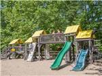 View larger image of Kids playing on deluxe playset at RENFRO VALLEY KOA image #2
