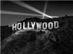 View larger image of A BW photo of the Hollywood Sign nearby at FAIRPLEX RV PARK image #9