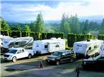 RVs parked amidst beautiful scenery at MT ST HELENS RV PARK - thumbnail