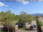 Aerial view of sites at Valley View RV Park - thumbnail