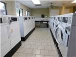 View larger image of Inside the clean laundry room at FIG TREE RV RESORT image #5