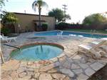 View larger image of A view of the hot tub and pool at FIG TREE RV RESORT image #6