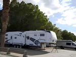 White trailer at Rivers Edge RV Resort - thumbnail