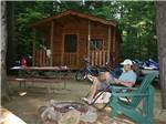 View larger image of Cabin with deck at TWIN TAMARACK FAMILY CAMPING  RV RESORT image #2