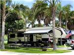 View larger image of A fifth wheel trailer in an RV site at VENTURA BEACH RV RESORT image #2